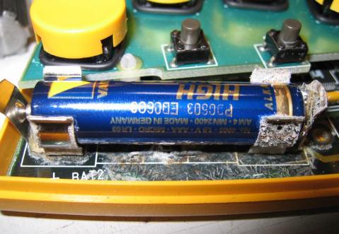 Battery leakage case, pic 1